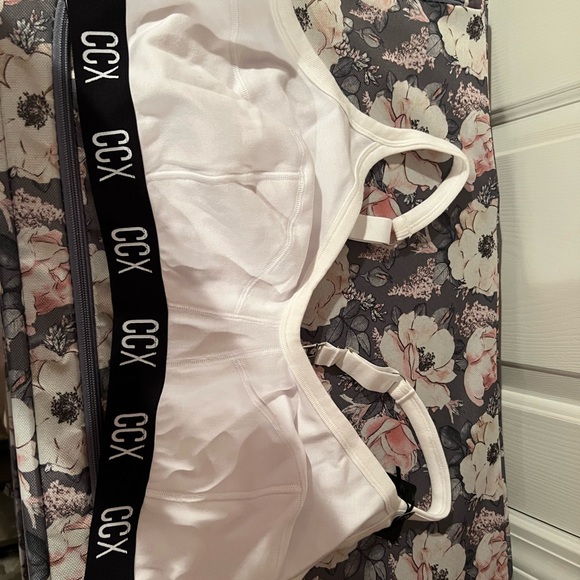 City Chic CCX Rib Crop Bra White Plus Size XL NWT - Picture 7 of 9